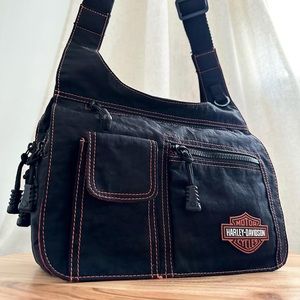 Vintage side bag by Harley Davidson
